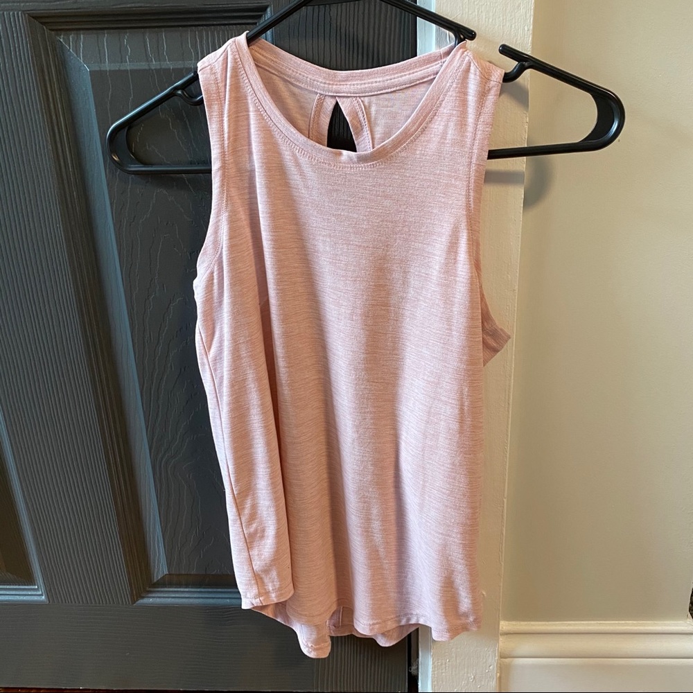 Pink Breathable, Open Back Tank